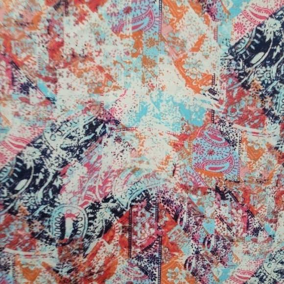 CATO 26/28 Paisley Colorful Long Sleeve Lightweight Tunic Blouse - Picture 4 of 7